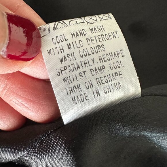 Maroon Wool Blend Sequin Trimmed Bomber Jacket - Picture 7 of 8